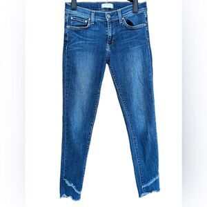 PRINCIPLE Denim Innovators Dreamer raw edge skinny jeans size 28.